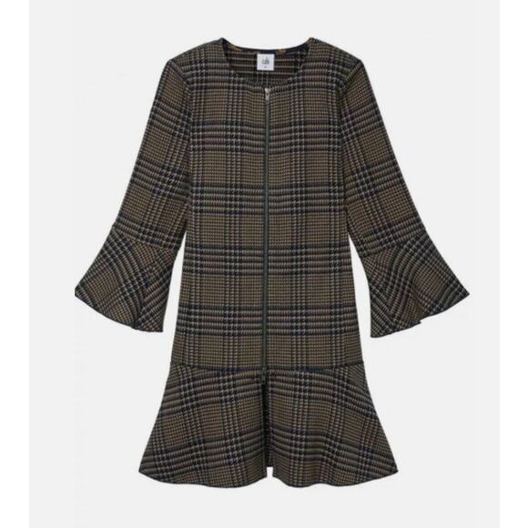 Cabi Fall 2020 Flounce Jacket 3902 Tartan Style Plaid Size Small. - Picture 2 of 10